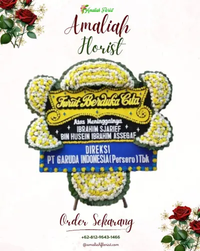 Papan Bunga Duka di Padangan