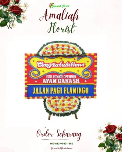 Bunga Papan Congratulation di Padangan